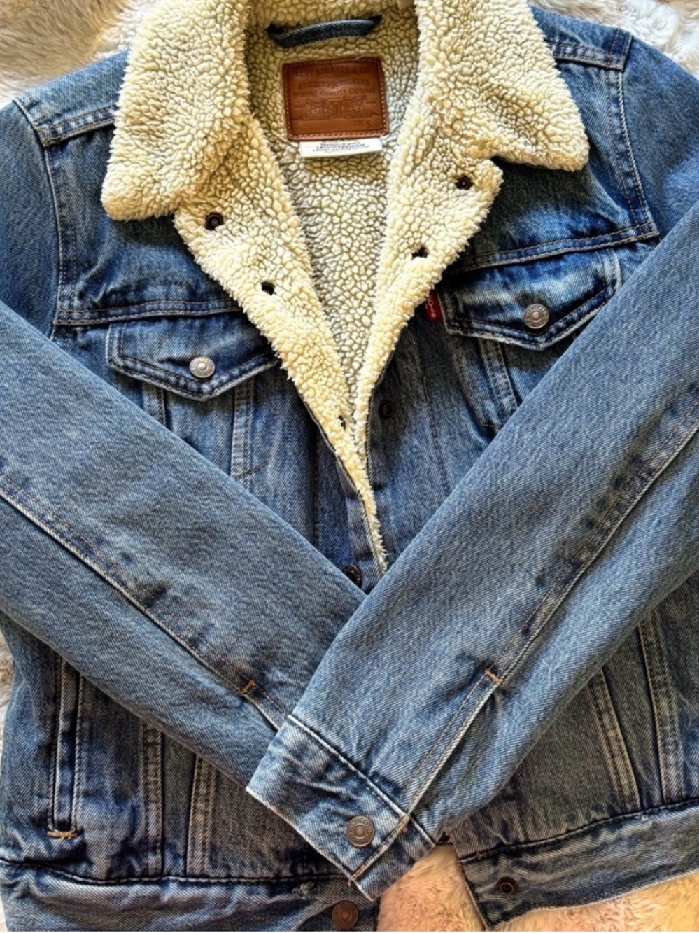 Levi’s Sherpa Denim Jacket